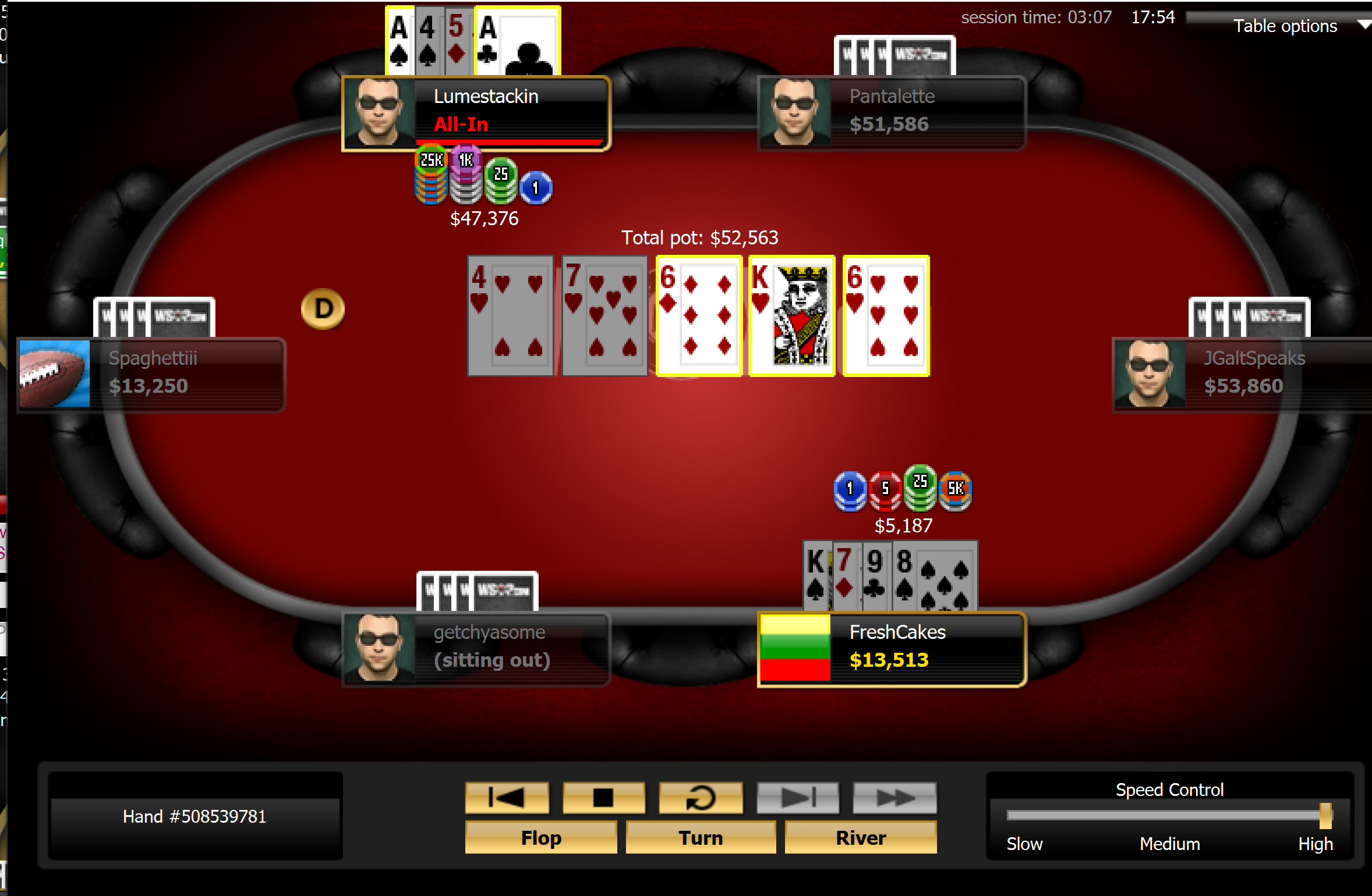 Hellmuth Catches Lucky River to Double Through Grybas