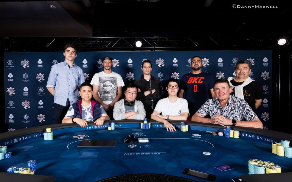 2018 WSOP International Circuit The Star Sydney A$500 Opening Event - Final Table