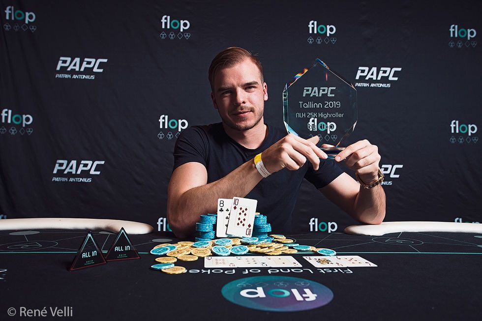 PAPC High Roller Winner Pauli Ayras