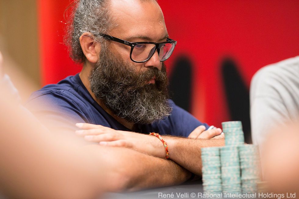 Santiago Soriano in the WSOP Main Event 2018