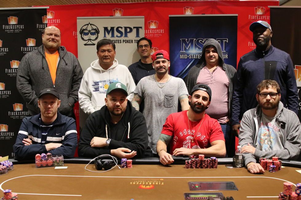 2019 MSPT Michigan State Poker Championship Final Table