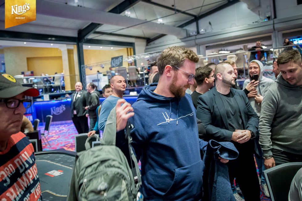 Nicolas Sievers Bubbles the 2019 WSOPE Main Event