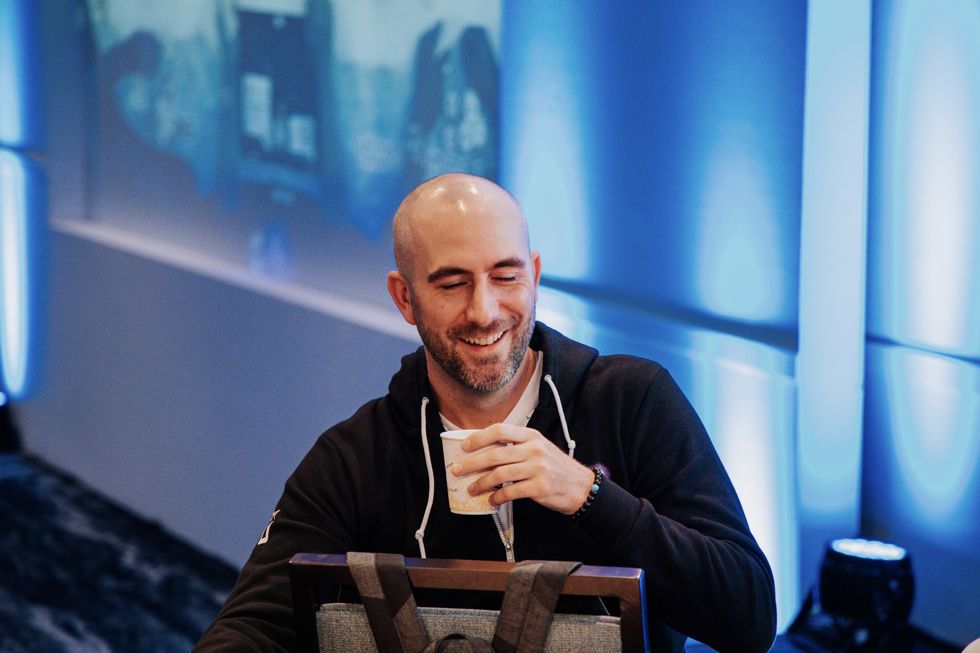 Garry Gates was the first player eliminated in the money