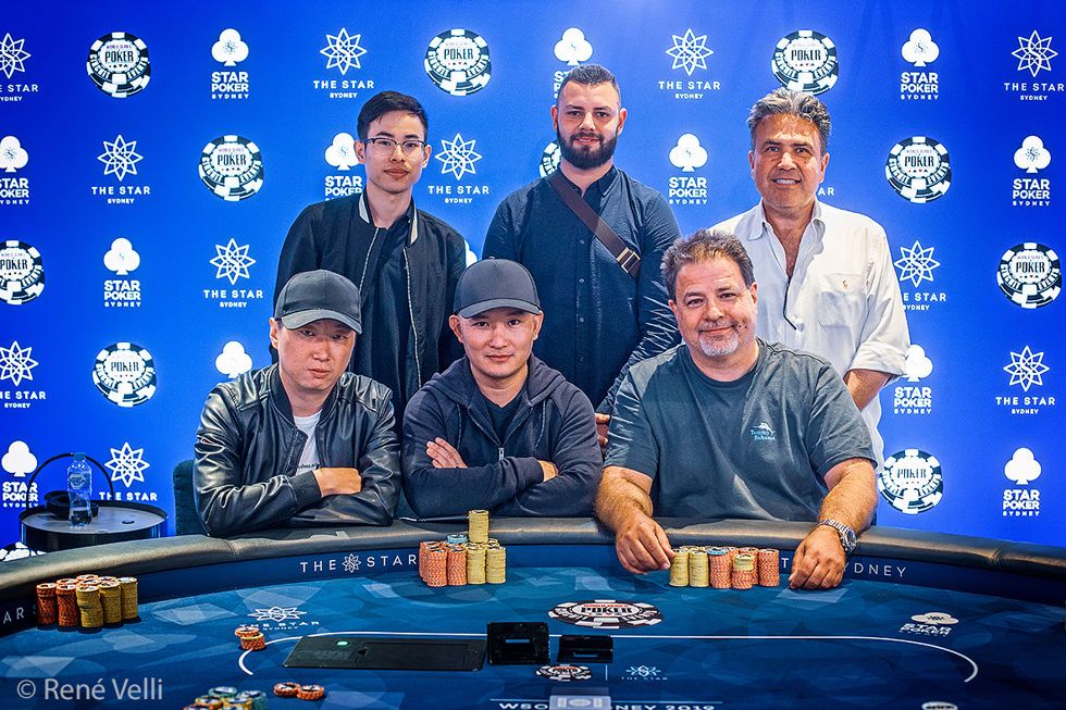 Back Row (l-r): Dinh Pham, Mohammed Elkassir, Yalcin Kaya. Front Row: Jun Wang, Tam Truong, Con Angelakis