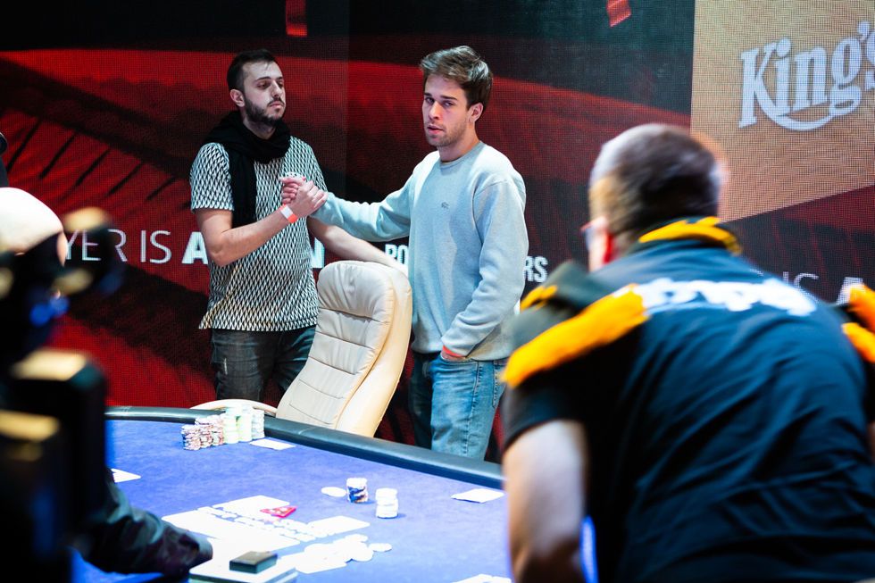 Tomas Paiva was the first elimination of the day