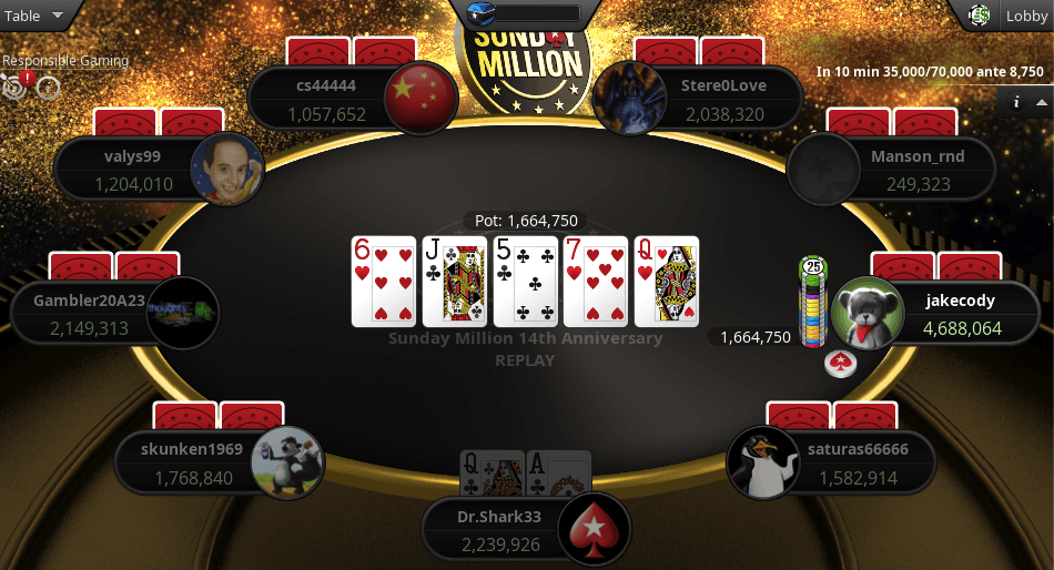 Jake Cody gets a fold