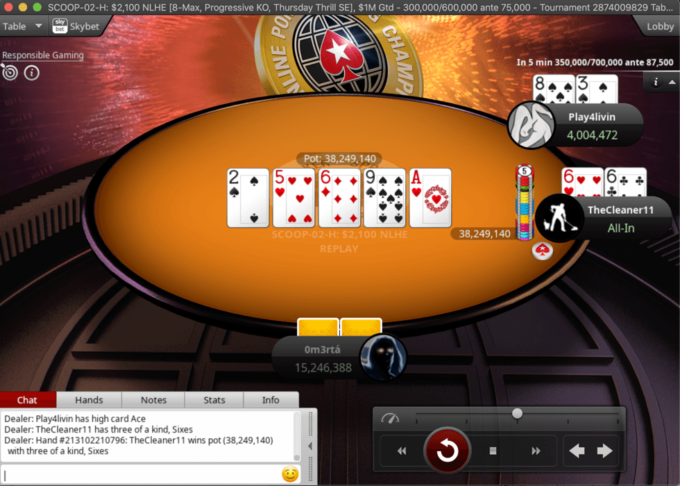 TheCleaner11 doubles through Play4livin