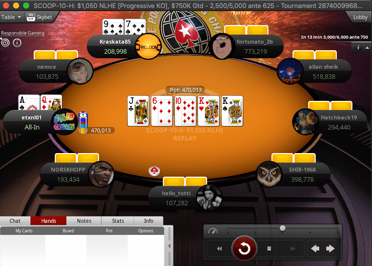 Kraskata85 caught bluffing