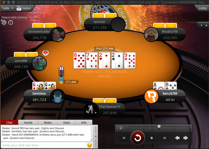 bencb789 eliminated