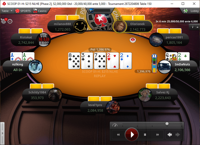 nzlking eliminated by Chris Oliver