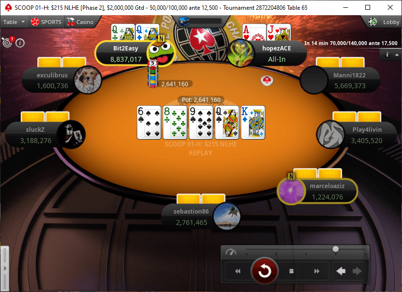 Reeves Eliminated "hopezACE"