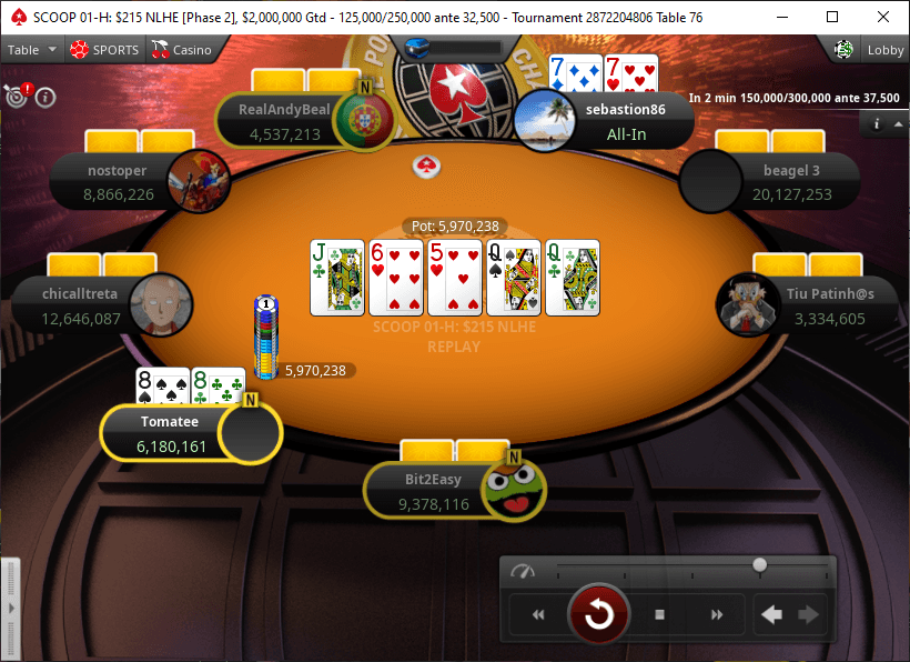 Benitez Eliminates "sebastion86"