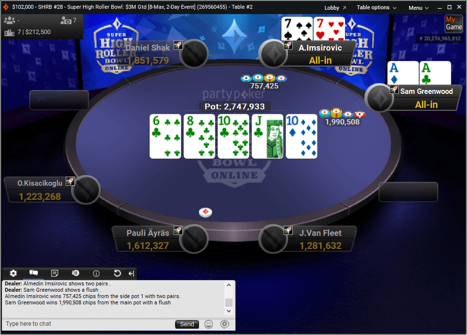 Imsirovic vs Greenwood