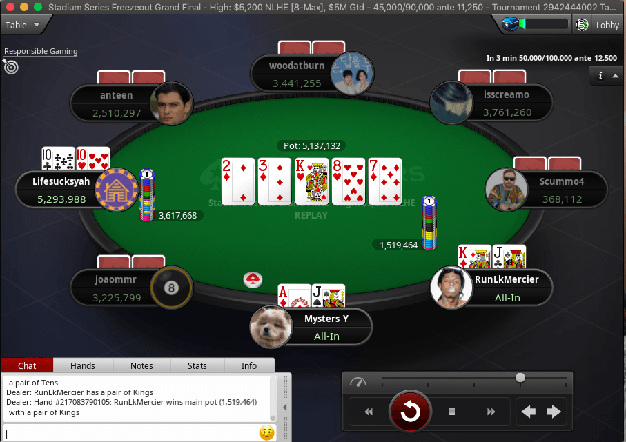 Mysters_Y eliminated in three-way all-in