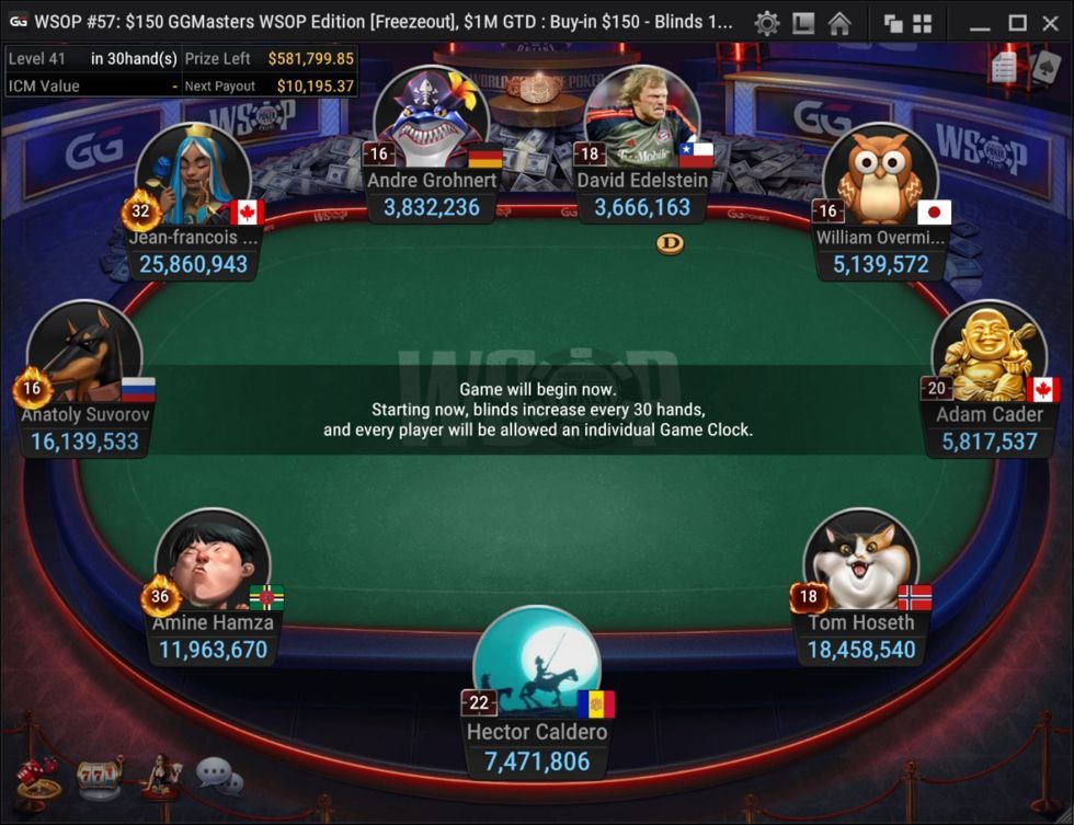 Event 57 Final Table