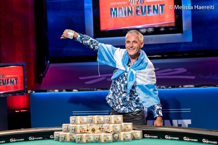 2020 WSOP Main Event Champion Damian Salas