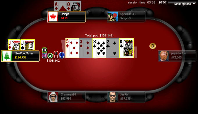 Negreanu Races for a Double-Up