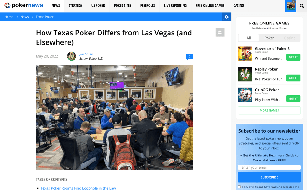Texas Poker