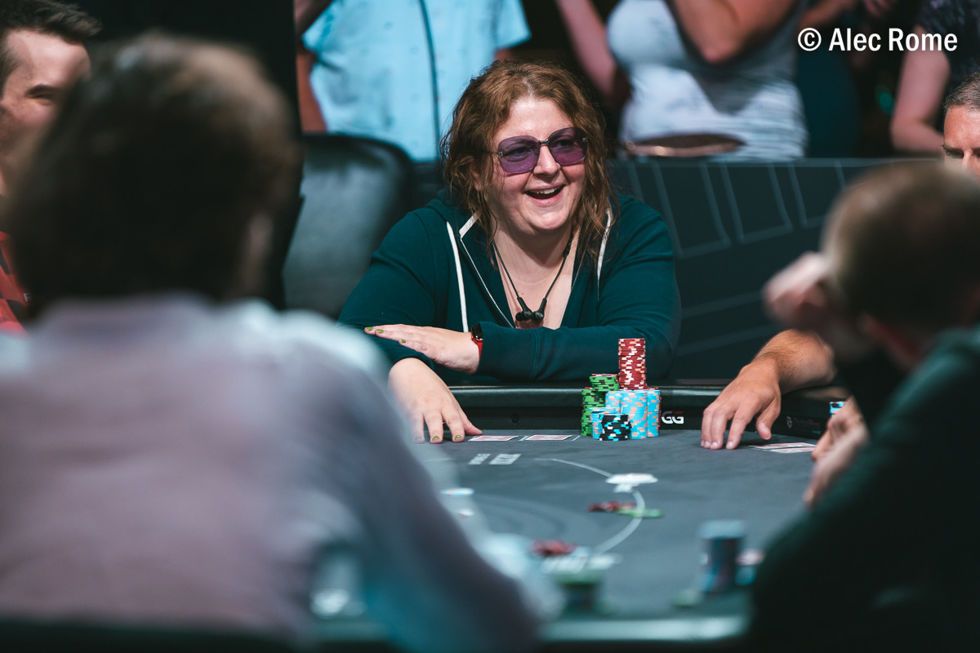 Efthymia Litsou is the last woman remaining in the 2022 WSOP Main Event