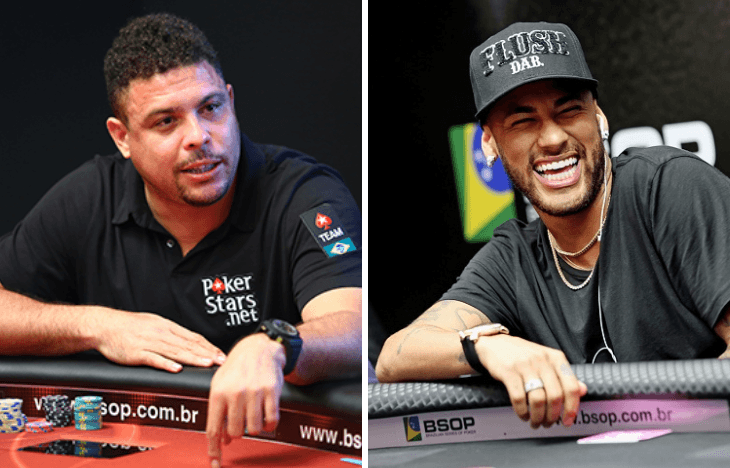Ronaldo Fenomeno e Neymar Jr no BSOP