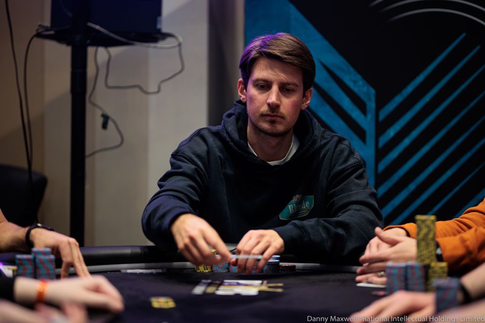 Andriy Lyubovetskiy was Chip Leader for much of the Day