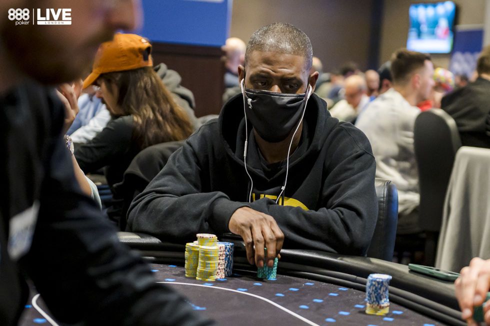 Leon Campbell bagged the Day 1b chip lead