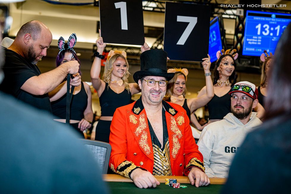Phil Hellmuth and Dan Cates Make Entrance at 2023 WSOP