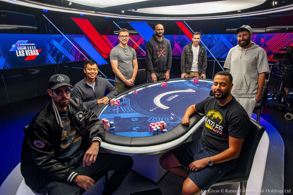 The 2023 NAPT Main Event final table.