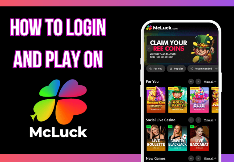 How to Login & Play on McLuck.com Social Casino