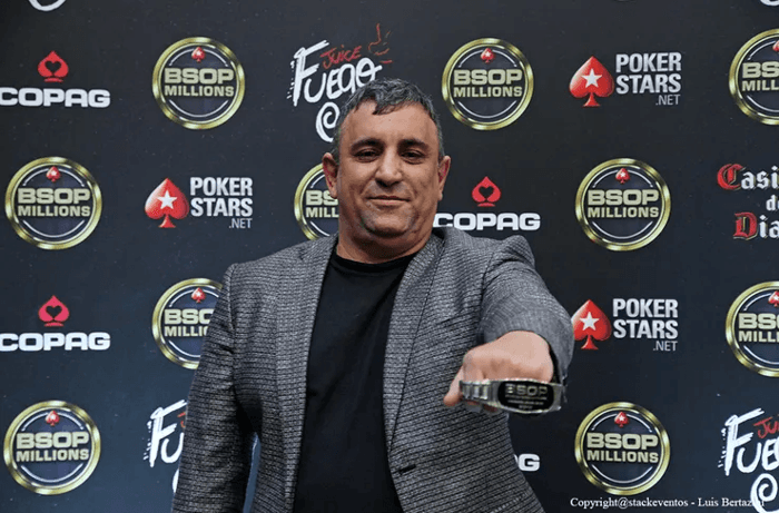 Marcelo Mesqueu campeão brasileiro de poker BSOP 2019