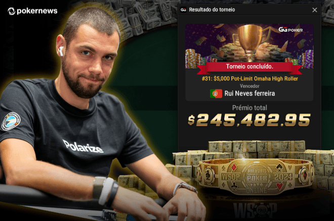 Rui Ferreira segunda bracelete WSOP Online