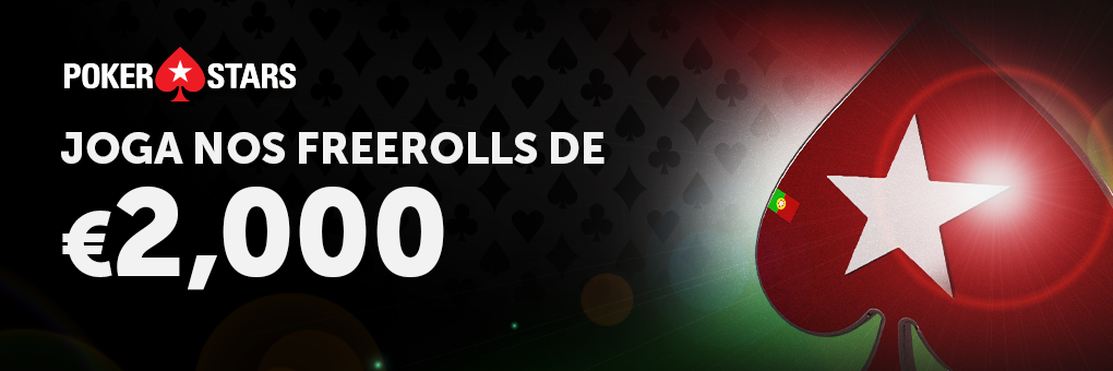 Freerolls Exclusivos de T€2.000 na PokerStars Portugal