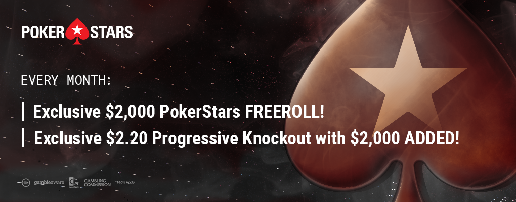 PokerStars Monthly $2k freeroll and $2k PKO