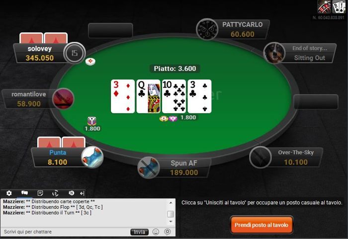 Tavolo partypoker.it