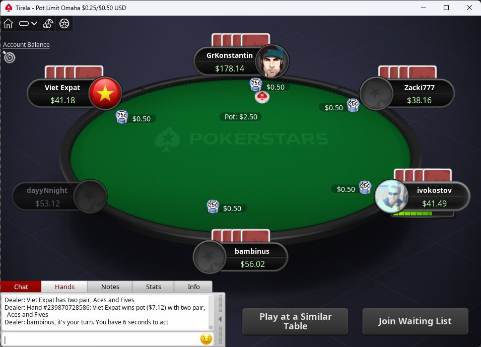 pokerstars pa