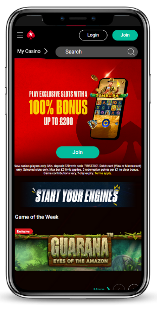 pokerstars casino app