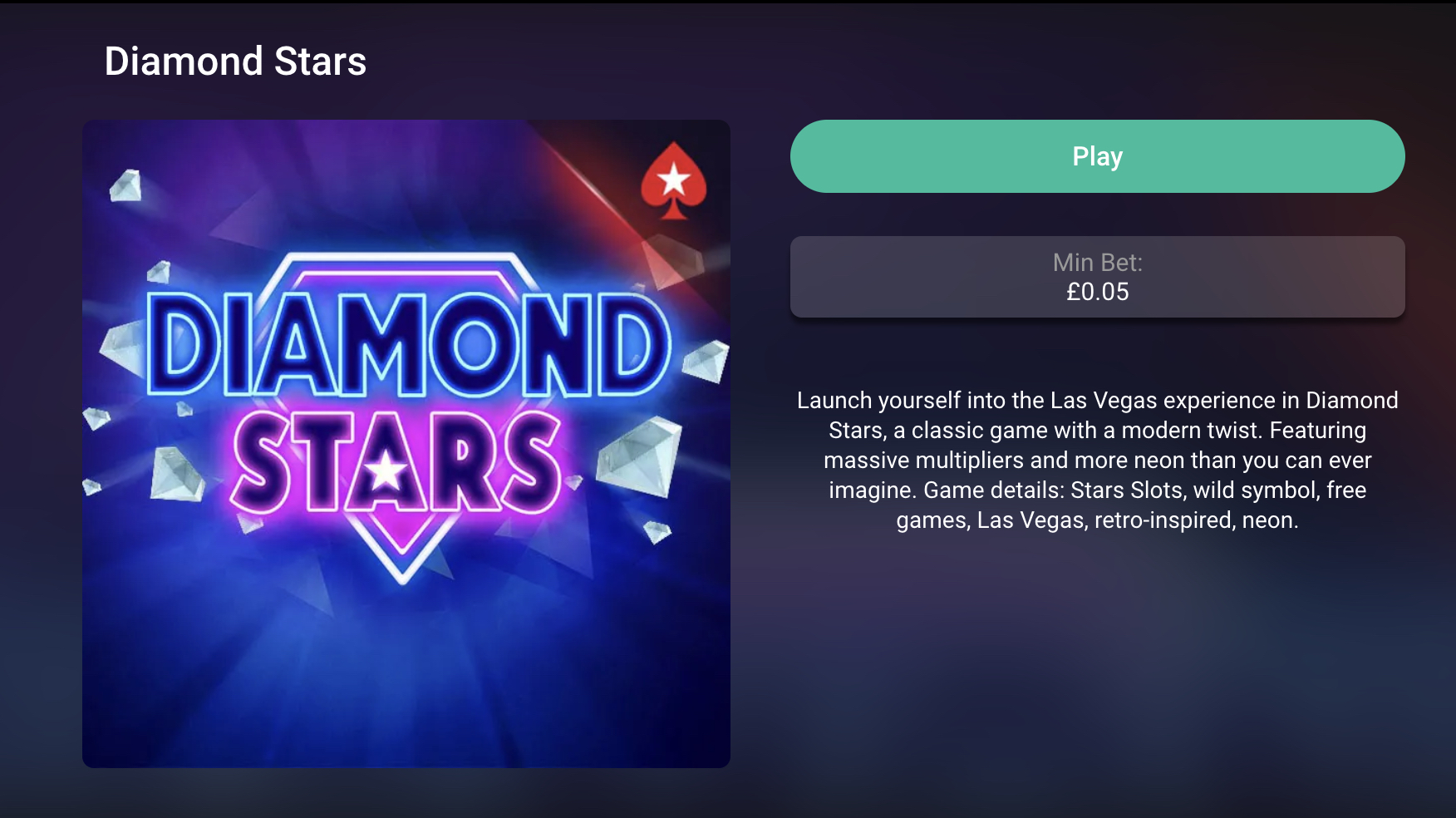 diamond stars pokerstars