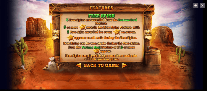 Western Gold Free Spins