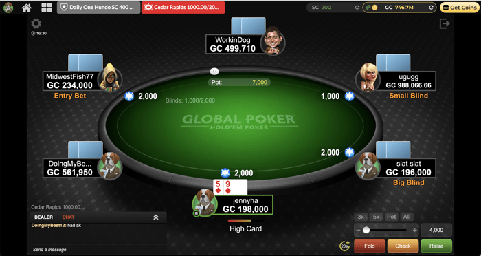 Global Poker game