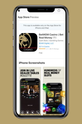 betmgm casino iphone