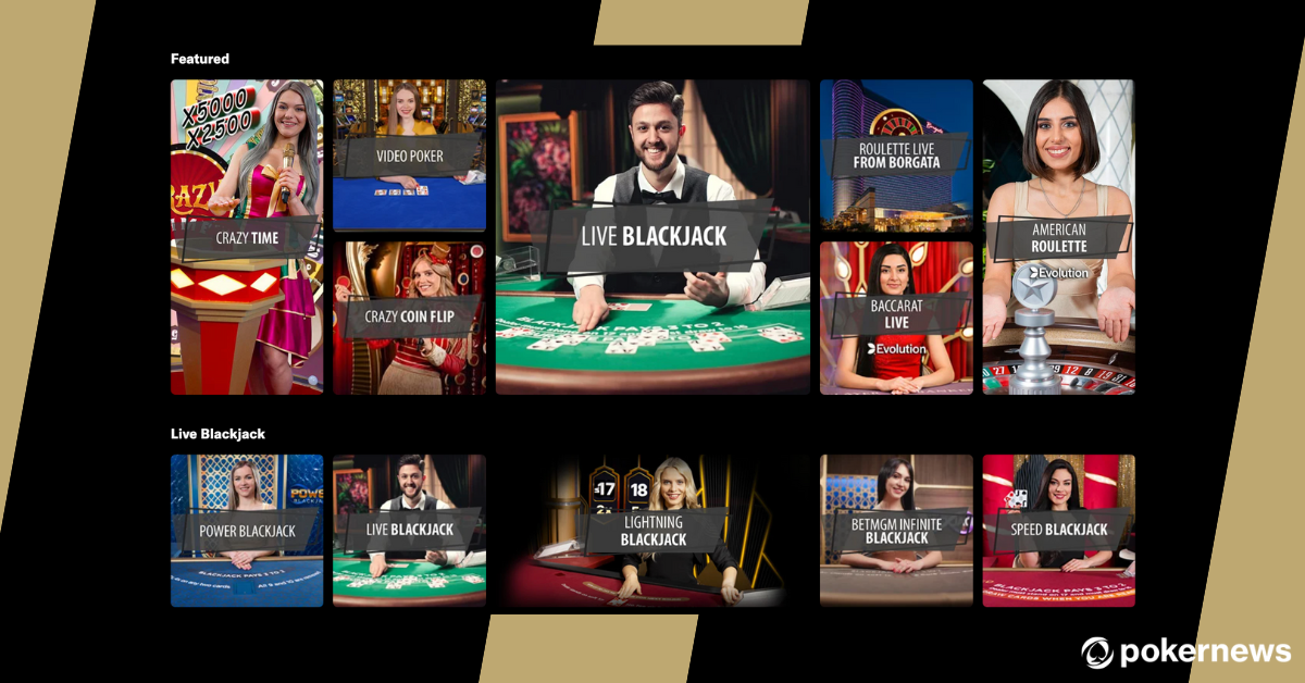 BetMGM Casino Live Dealer platform