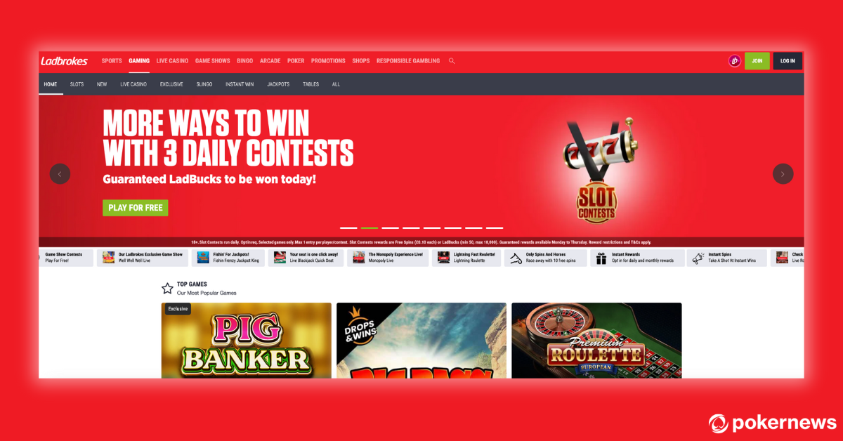 Ladbrokes Casino Login