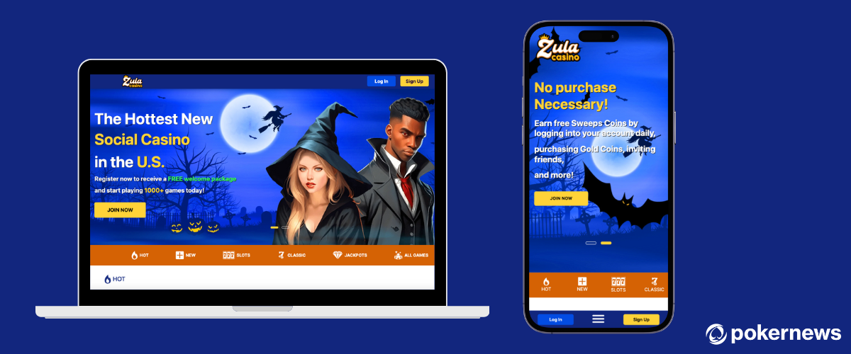 Zula Casino Sign Up and Login