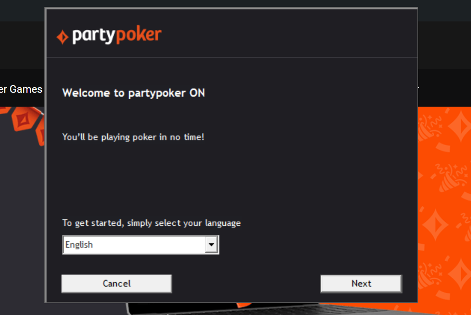 PartyPoker Ontario installer