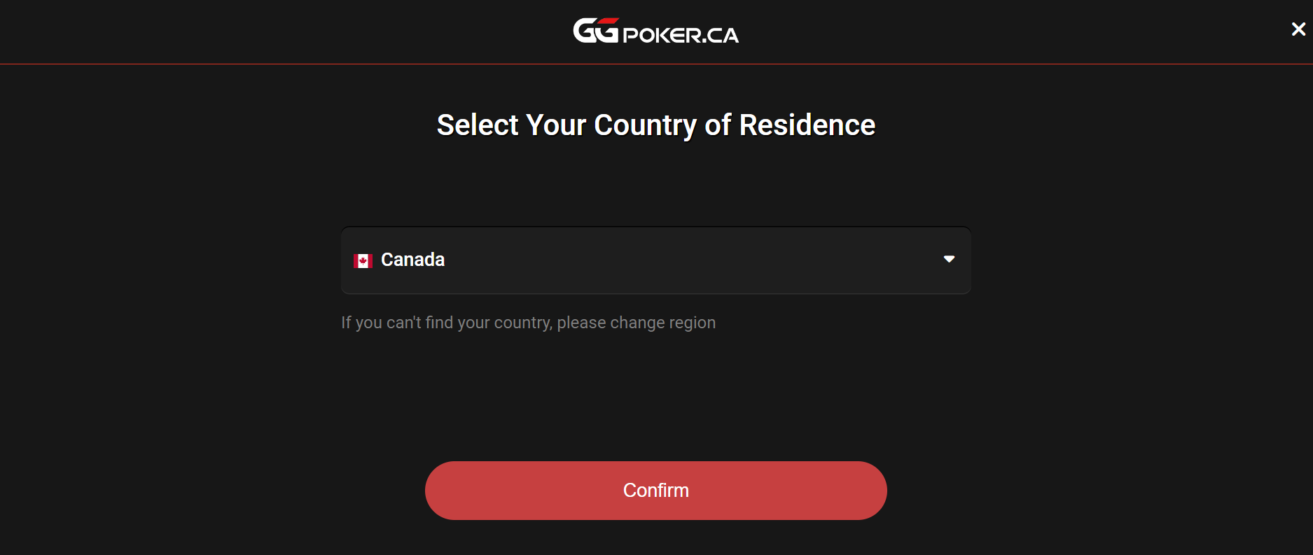 GG Poker Ontario Registration