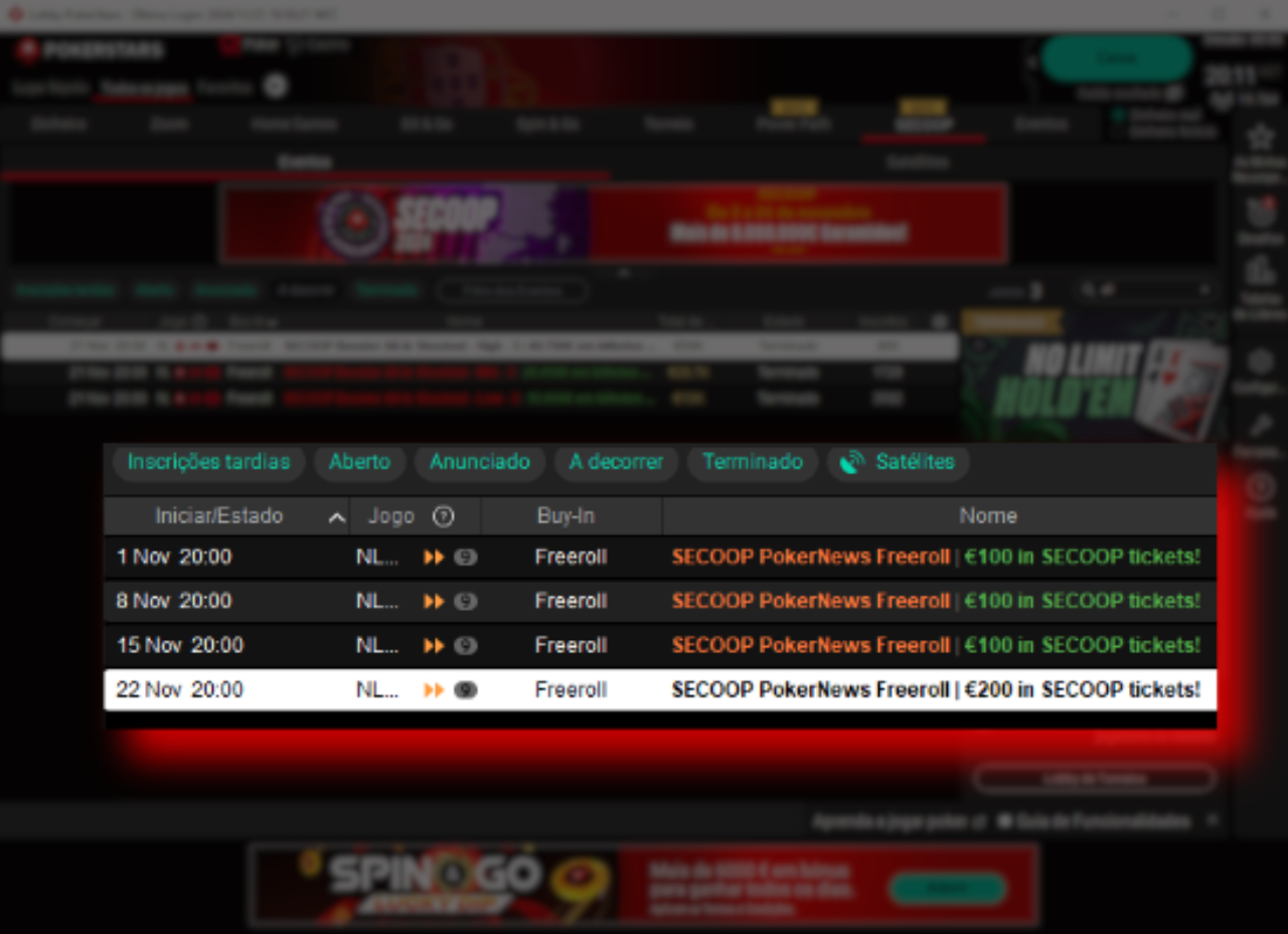 Freerolls Pokernews Pokerstars Portugal