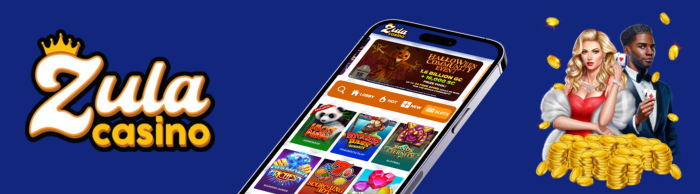 Play Zula Casino on Mobile