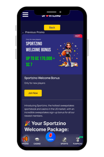 sportzino phone