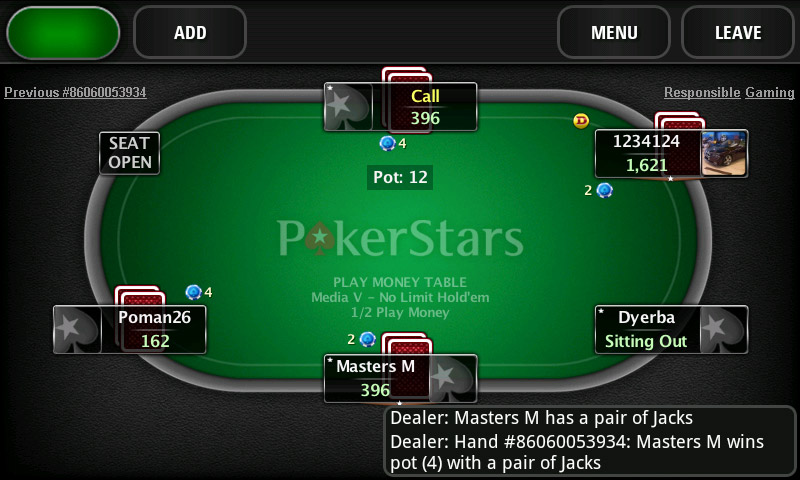 pokerstars casino download android