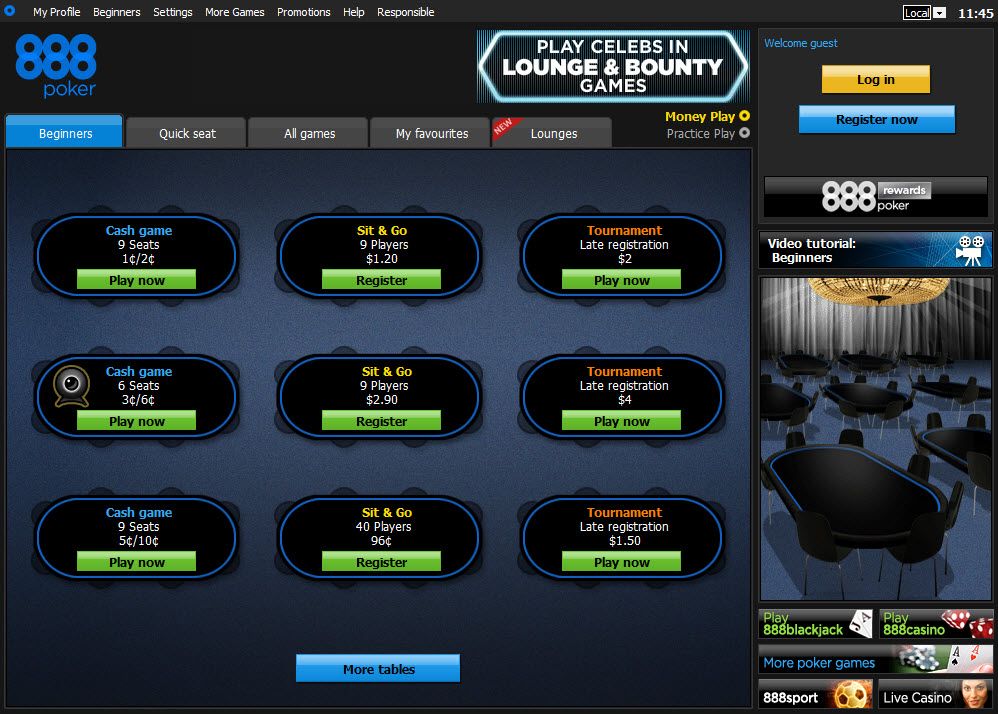 h2 online poker